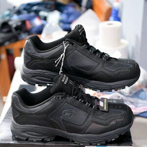 Sie 11.5 SKECHERS Men lace-up shoes Black
